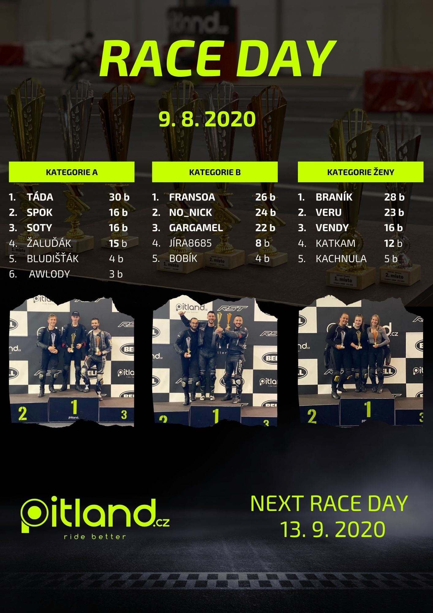 RACE DAY - MUSTR RACE DAY - MUSTR